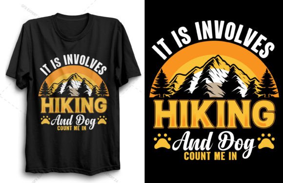 Designing the Perfect Hiking T Shirt Design for Outdoor Adventures with Dogs