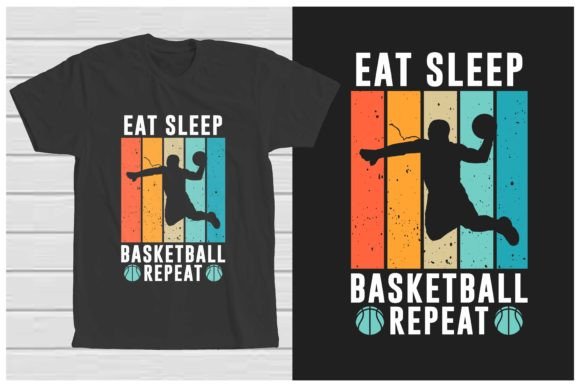 Eat Sleep Basketball Repeat: A Strategic Asset for Custom Apparel and Print-on-Demand