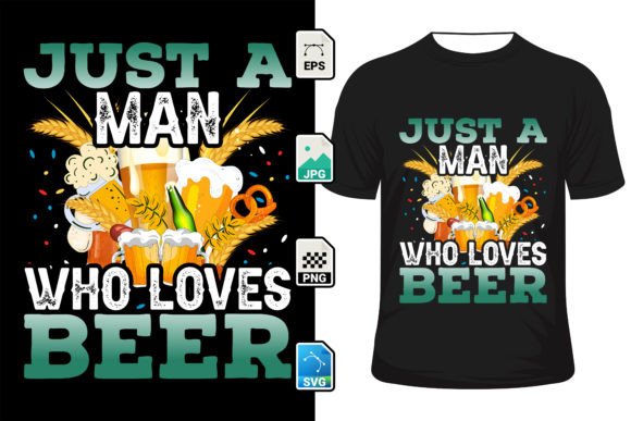 Just a Man Who Loves Beer: Elevating Print on Demand with Timeless Design and Modern Flexibility