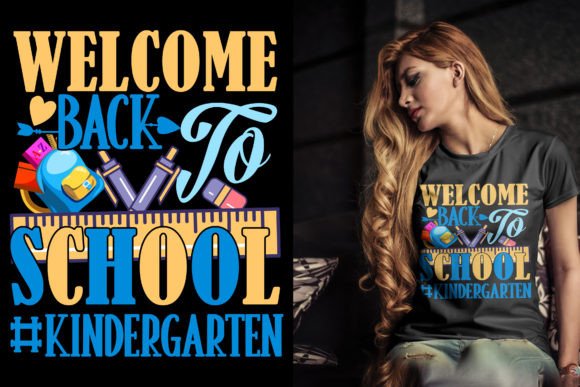 Kindergarten School T-Shirt Design: The Ultimate Asset for Print-on-Demand Success