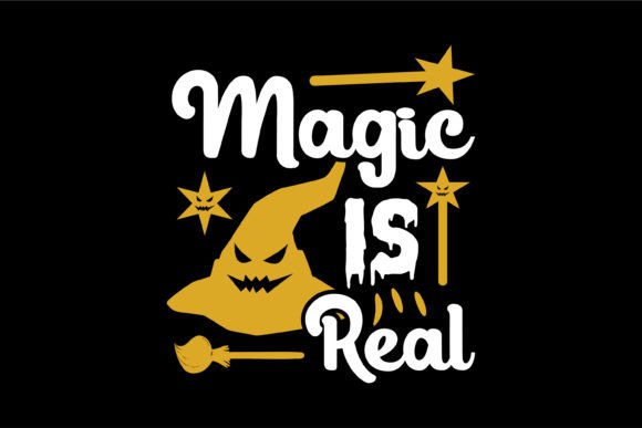 Magic is Real: The Ultimate Halloween T-shirt Design for Your Print on Demand Business