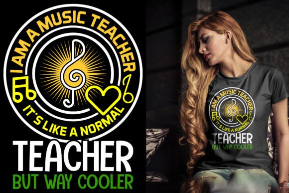Music Teacher T-Shirt Design: A Creative Tool for Educators and Print-on-Demand Businesses