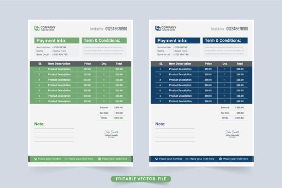 Payment Agreement Voucher Design Vector: A Professional Solution for Businesses and Creators