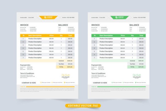 Payment Receipt and Invoice Template: A Professional Tool for Business Transactions